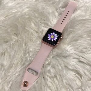 Series 1 38mm Apple Watch w/ clear case